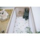 Saltea pliabila pentru patut Cu husa detasabila din bumbac Pentru patut de dimensiunea 120x60 cm Bubaba Rainbow