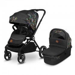 Lionelo - Carucior Mika 2 in 1 Editie Dreamin\' Cadru din aluminiu Cu landou intarit si salteluta moale Reversibil Maner ajustab