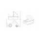 Lionelo - Carucior Mika 2 in 1 Editie Dreamin\' Cadru din aluminiu Cu landou intarit si salteluta moale Reversibil Maner ajustab