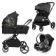 Lionelo - Carucior Mika 3 in 1 Editie Dreamin\' Cadru din aluminiu Cu landou intarit si salteluta moale Scoica auto Reversibil M