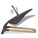 Lionelo - Fotoliu balansoar June Cu arcada cu jucarii Ergonomic Balansare manuala Pliabil 0 luni+ Gri