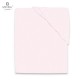 MimiNu - Cearceaf Jerse cu elastic Pentru patut de dimensiunea 140X70 cm Material certificat Oeko Tex Standard 100 Light Pink