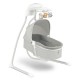 Lionelo - Balansoar electric Leagan si sezlong pentru bebelusi Henny 3 in 1 Cu functie de inclinare10 melodii Carusel Port USB P