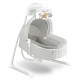 Lionelo - Balansoar electric Leagan si sezlong pentru bebelusi Henny 3 in 1 Cu functie de inclinare10 melodii Carusel Port USB P