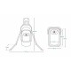 Lionelo - Balansoar electric Leagan si sezlong pentru bebelusi Henny 3 in 1 Cu functie de inclinare10 melodii Carusel Port USB P