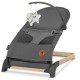 Lionelo - Fotoliu balansoar June AIR Cu arcada cu jucarii Ergonomic Permite circulatia aerului Balansare manuala Pliabil 0 luni+