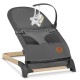 Lionelo - Fotoliu balansoar June AIR Cu arcada cu jucarii Ergonomic Permite circulatia aerului Balansare manuala Pliabil 0 luni+