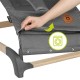 Lionelo - Fotoliu balansoar June AIR Cu arcada cu jucarii Ergonomic Permite circulatia aerului Balansare manuala Pliabil 0 luni+