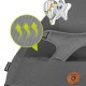 Lionelo - Fotoliu balansoar June AIR Cu arcada cu jucarii Ergonomic Permite circulatia aerului Balansare manuala Pliabil 0 luni+