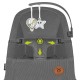 Lionelo - Fotoliu balansoar June AIR Cu arcada cu jucarii Ergonomic Permite circulatia aerului Balansare manuala Pliabil 0 luni+