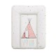 Ceba Baby - Saltea de infasat moale lama Lolly Poll Fara ftalati 70 x 50 cm Alb/Roz