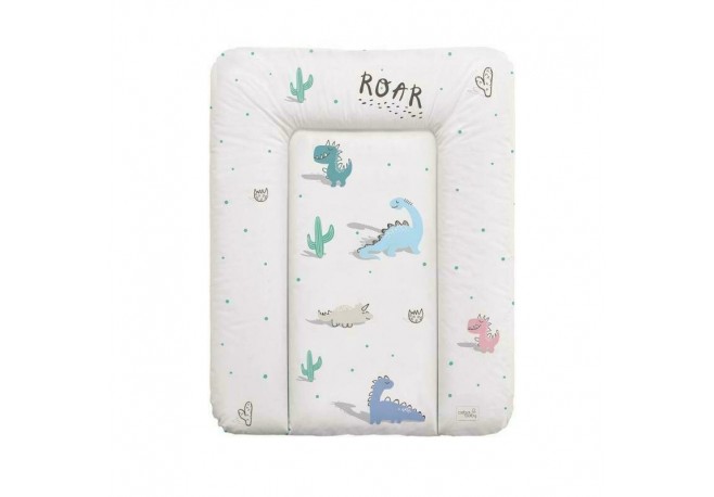 Ceba Baby - Saltea de infasat moale cu dinozauri Fara ftalati 70 x 50 cm Multicolor