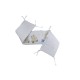 Babyneeds - Aparatoare laterala pentru patut 120x60 cm Cu umplutura antialergica Dimensiune 180 x 32 cm Teddy Play Blue M1