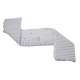 Babyneeds - Aparatoare laterala pentru patut 120x60 cm Cu umplutura antialergica Dimensiune 180 x 32 cm Bunny Alb