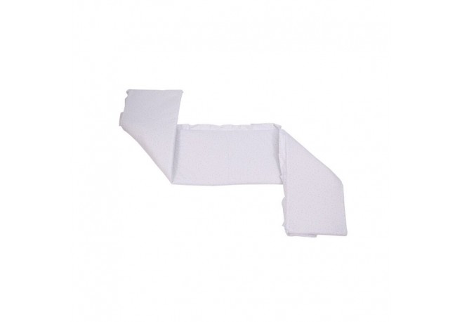 Babyneeds - Aparatoare laterala pentru patut 120x60 cm Cu umplutura antialergica Dimensiune 180 x 32 cm Little Stars Verde