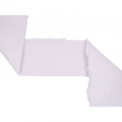 Babyneeds - Aparatoare laterala pentru patut 120x60 cm Cu umplutura antialergica Dimensiune 180 x 32 cm Little Stars Roz