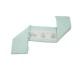 Babyneeds - Aparatoare laterala pentru patut 120x60 cm Cu umplutura antialergica Dimensiune 180 x 32 cm Teddy Toys Turquoise M2
