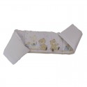 Babyneeds - Aparatoare laterala pentru patut 120x60 cm Cu umplutura antialergica Dimensiune 180 x 32 cm Teddy Play Bej M1