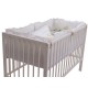 Babyneeds - Aparatoare laterala pentru patut 120x60 cm Cu umplutura antialergica Dimensiune 180 x 32 cm Teddy Play Bej M1