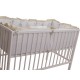 Babyneeds - Aparatoare laterala pentru patut 120x60 cm Cu umplutura antialergica Dimensiune 180 x 32 cm Teddy Play Bej M2