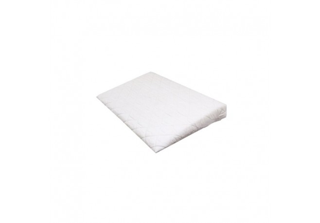 Babyneeds - Perna cu plan inclinat la 30 de grade din burete 60x36 cm Alb