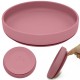 Petite&Mars - Farfurie din silicon fara BPA Cu ventuza TAKE&MATCH 6 luni+ 400 ml Roz