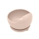 Petite&Mars - Bol din silicon fara BPA Cu ventuza TAKE&MATCH 6 luni+ 350 ml Bej