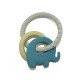 Petite&Mars - Jucarie de dentitie Elefant Din silicon fara BPA Racire in frigider Albastru