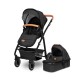 Lionelo - Carucior Amber 2 in 1 Cadru aluminiu Cu landou intarit si salteluta moale Reversibil Maner ajustabil Huse pentru picio