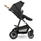 Lionelo - Carucior Amber 2 in 1 Cadru aluminiu Cu landou intarit si salteluta moale Reversibil Maner ajustabil Huse pentru picio