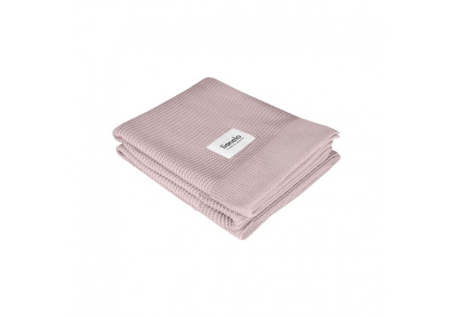 Lionelo - Paturica multifunctionala de infasat Din bambus 100x75 cm Roz