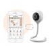 Lionelo - Video monitor Babyline Smart cu cablu USB Conexiune Wifi Comunicare bidirectionala Senzor de temperatura Alb