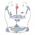 Jumper interactiv Jumeperoo Cu scaun rotativ la 360 grade Reglabil pe inaltime Cu melodii lumini si jucarii Conform cu standardu