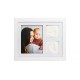 Baby HandPrint - Kit mulaj cu dubla amprenta Tiny Memories Frame Cu rama foto 10x15 cm Non-toxic Conform cu standardul european 