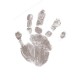 Baby HandPrint - Kit amprente mulaj cu cerneala gri Pentru manuta si piciorus Tiny Memories Frame 10x15 cm Non-toxic Conform cu 