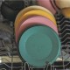 Petite&Mars - Farfurie din silicon fara BPA Cu ventuza TAKE&MATCH 6 luni+ 400 ml Verde Inchis