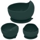 Petite&Mars - Bol din silicon fara BPA Cu ventuza TAKE&MATCH 6 luni+ 350 ml Verde Inchis