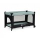 Petite&Mars - Patut pliant cu doua nivele Cu intrare laterala cu fermoar 2 roti 120x60 cm Iron Green