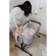 Petite&Mars - Patut co-sleeper Nextie 3 in 1 Cu setare unghiulara Reglabil in 5 pozitii pe inaltime Tranformabil in tarc de joac