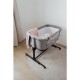 Petite&Mars - Patut co-sleeper Nextie 3 in 1 Cu setare unghiulara Reglabil in 5 pozitii pe inaltime Tranformabil in tarc de joac