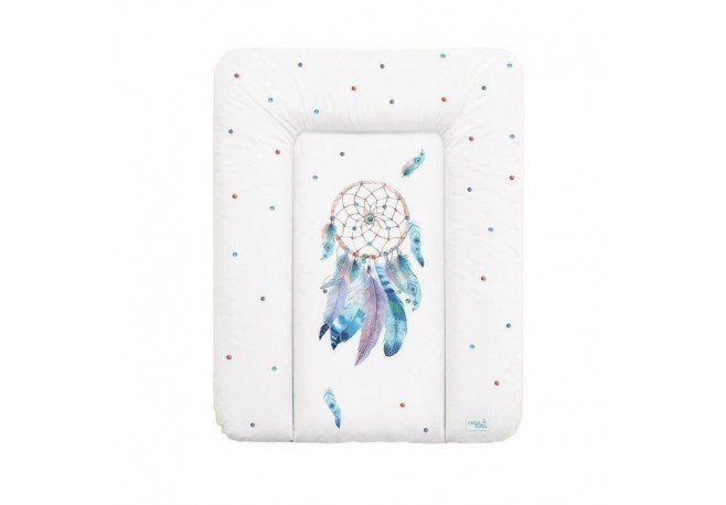 Ceba Baby - Saltea de infasat moale Dream Catcher Fara ftalati 70 x 50 cm Alb/Albastru