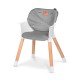 Lionelo - Scaun de masa din fag Koen 2 in 1 Transformabil Sustine 30 kg 6 luni+ Conform cu standardul european de securitate EN1