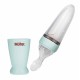Nuby - Lingurita cu rezervor Din silicon 90 ml 3 luni+ Verde