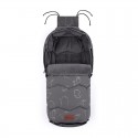 Petite&Mars - Sac de iarna impermeabil Pentru patut carucior si scaun auto 4 in 1 Universal 82x49 cm Warmy Gri