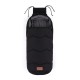 Petite&Mars - Sac de iarna impermeabil Pentru patut carucior si scaun auto 4 in 1 Universal 82x49 cm Warmy Negru