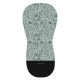 Petite&Mars - Salteluta pentru carucior Reversibila Cu doua fete Din spuma 86x42 cm Verde