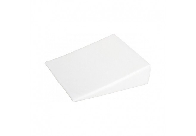 Perna inclinata antireflux Cu husa din bumbac 30 x 37 x 15-10 cm Bubaba Alba
