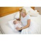 Perna inclinata antireflux Cu husa din bumbac 60 x 37 x 15-10 cm Bubaba Alba