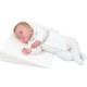 Perna inclinata antireflux Cu husa din bumbac 60 x 37 x 15-10 cm Bubaba Alba