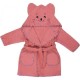 Halat de baie cu urechi Kitty Cu buzunare Cu cordon Bubaba 2 - 4 ani Marime 98/104 Pink
